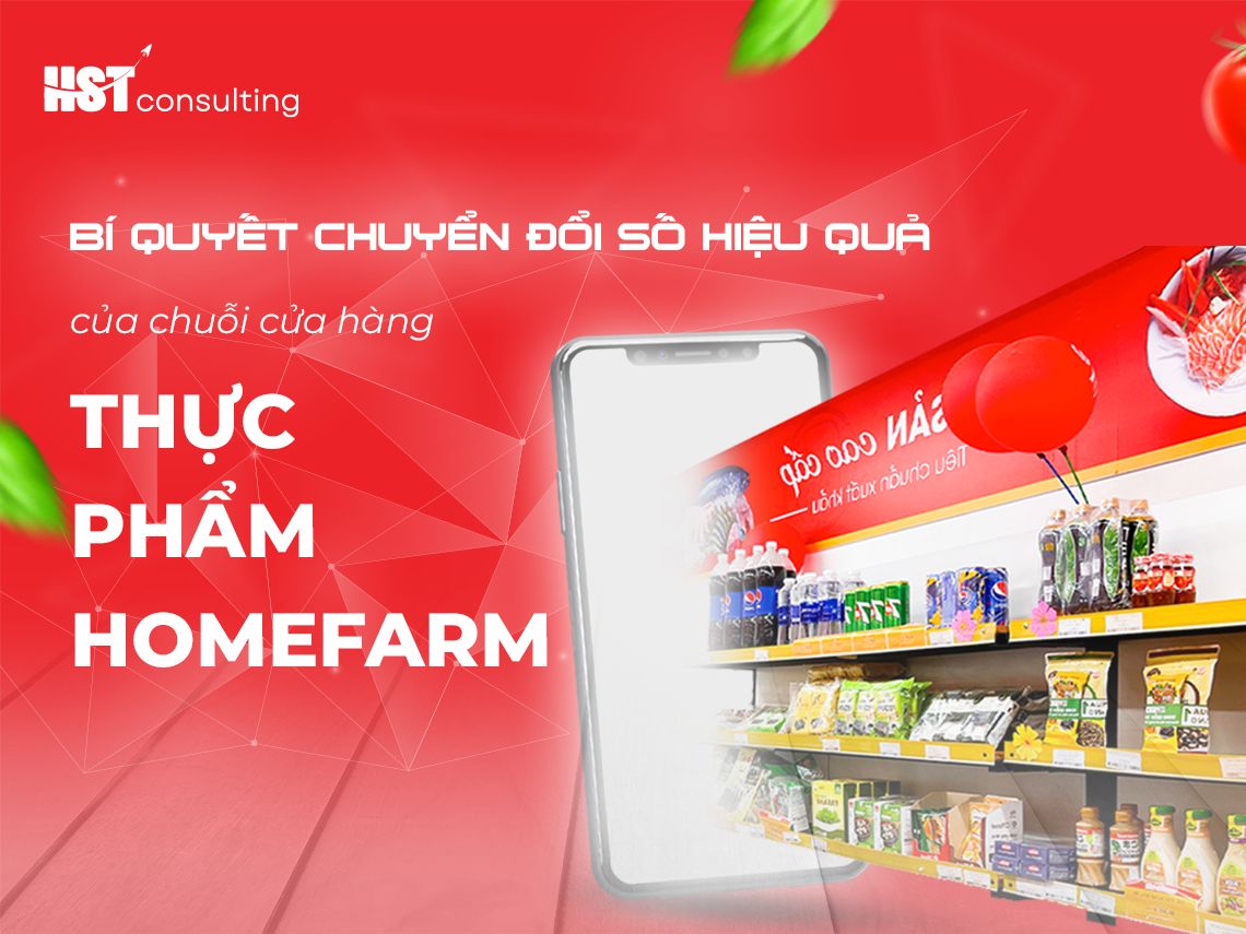Bí quyết chuyển đổi số hiệu quả của chuỗi cửa hàng Thực phẩm Homefarm